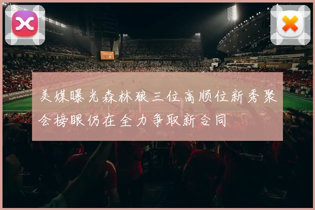 美媒曝光森林狼三位高顺位新秀聚会榜眼仍在全力争取新合同